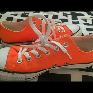 Orange Converse